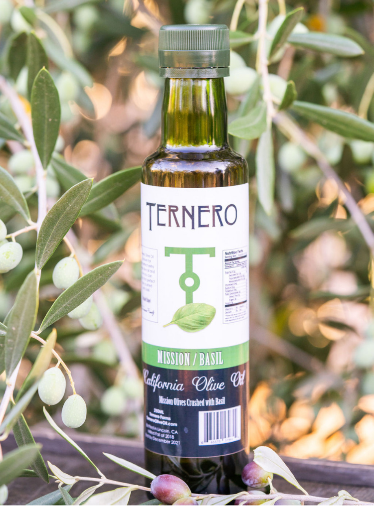 【未開封】THE OLIVE OIL エクストラバージン 30ml Extra Virgin Olive Oil - Mission/Basil Blend – Ternero Olive Oil